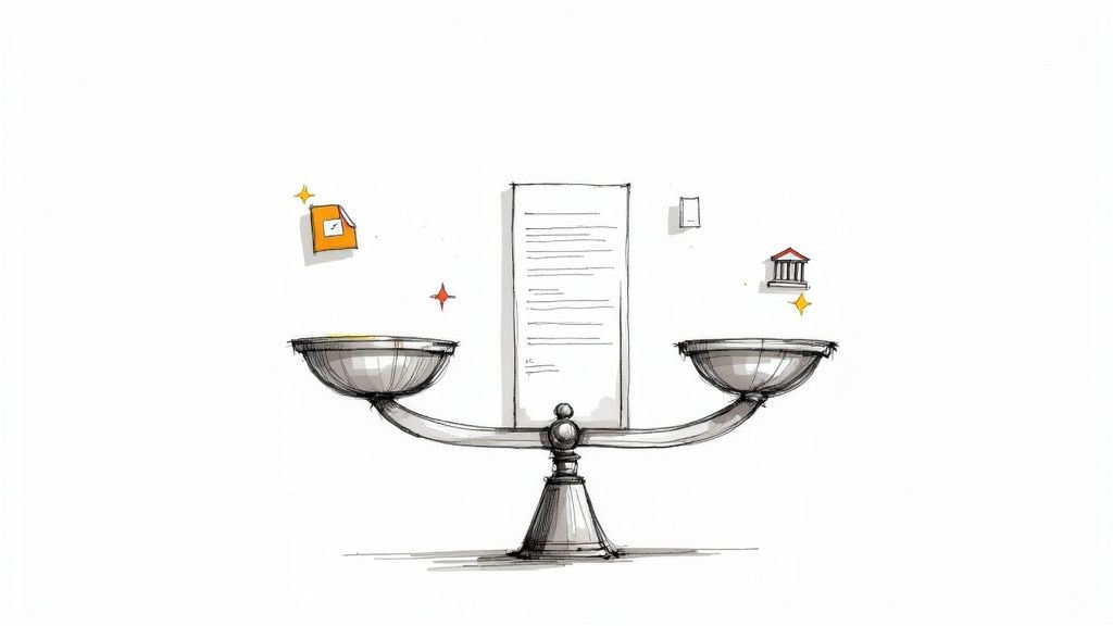 A gavel and legal documents on a desk, symbolizing estate settlement and probate.